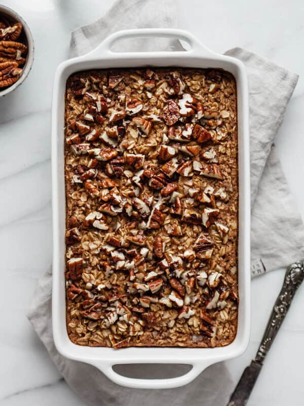 pecan pie baked oatmeal