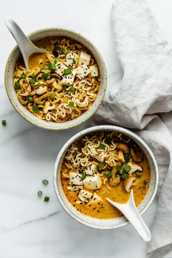 Spicy Thai vegan ramen 1