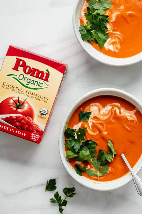 creamy vegan tomato soup