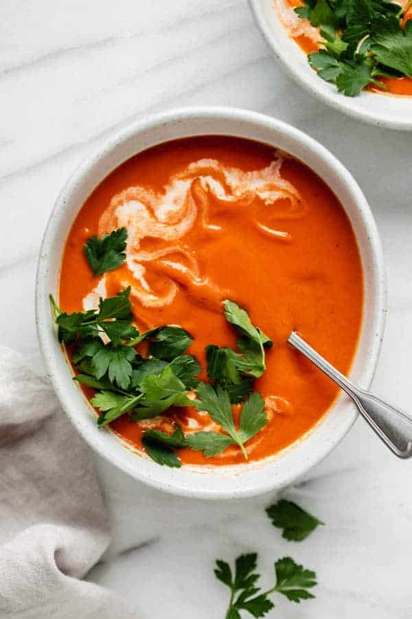 creamy vegan tomato soup