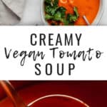 creamy vegan tomato soup