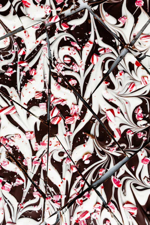 marbled peppermint bark