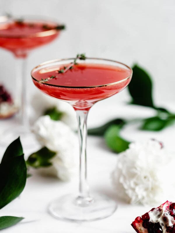 pomegranate kombucha mimosa