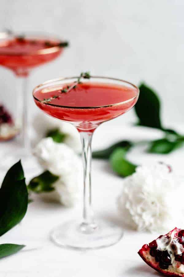 pomegranate kombucha mimosa