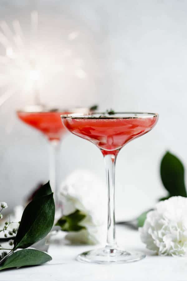 pomegranate kombucha mimosa
