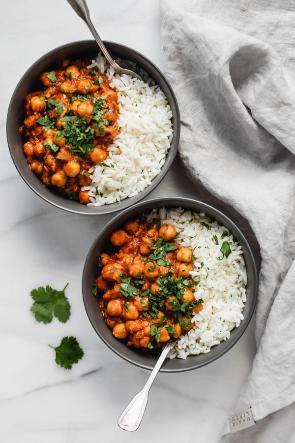 restaurant style chana masala