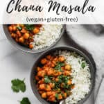 restaurant style chana masala