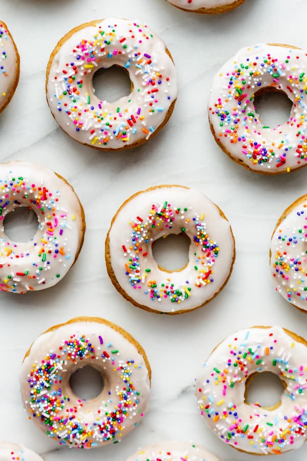 vegan cake batter donuts