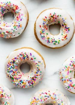 vegan cake batter donuts