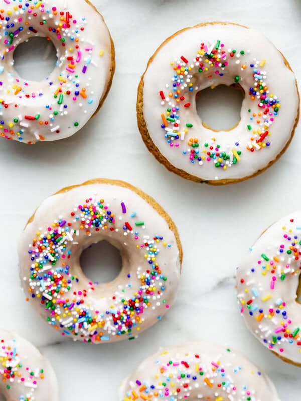 vegan cake batter donuts