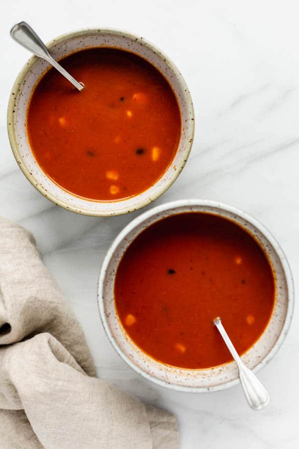vegan tortilla soup