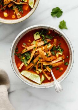 vegan tortilla soup