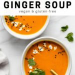 Thai carrot ginger soup