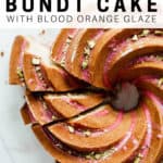 an orange cardamom bundt cake