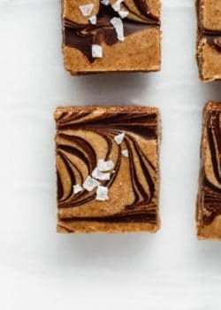 Salted almond butter fudge