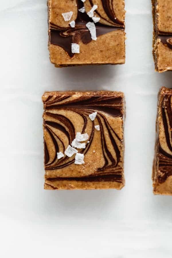 Salted almond butter fudge