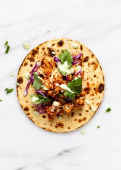 Cauliflower tinga tacos