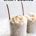 banana cream pie chia pudding