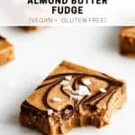 salted almond butter fudge