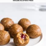 energy balls on a plate