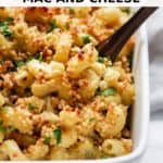 vegan jalapeno popper mac and cheese