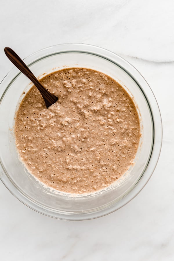 a bowl of oatmeal cups mixture