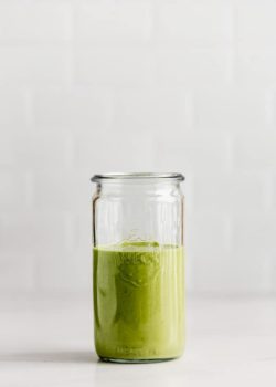 Green Goddess Dressing in a jar