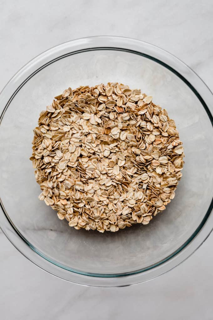 a bowl of oats