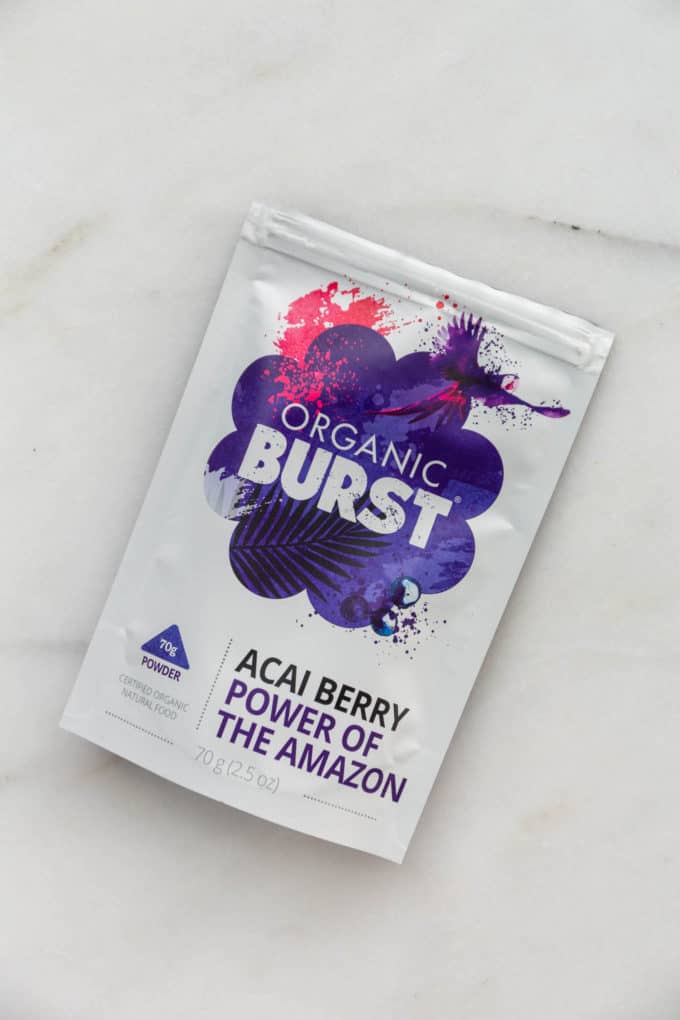 A pack of Acai berry powder