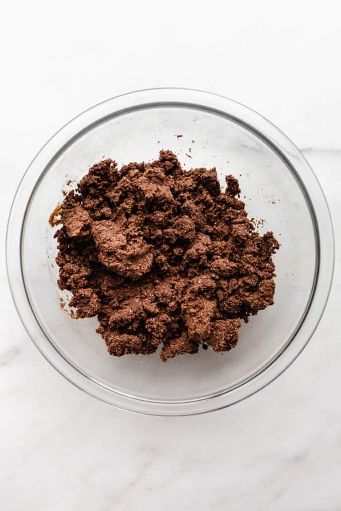 chocolate protein bar dough