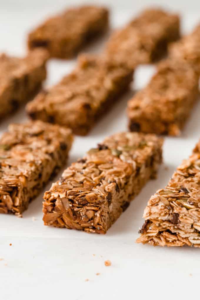 sliced muesli bars