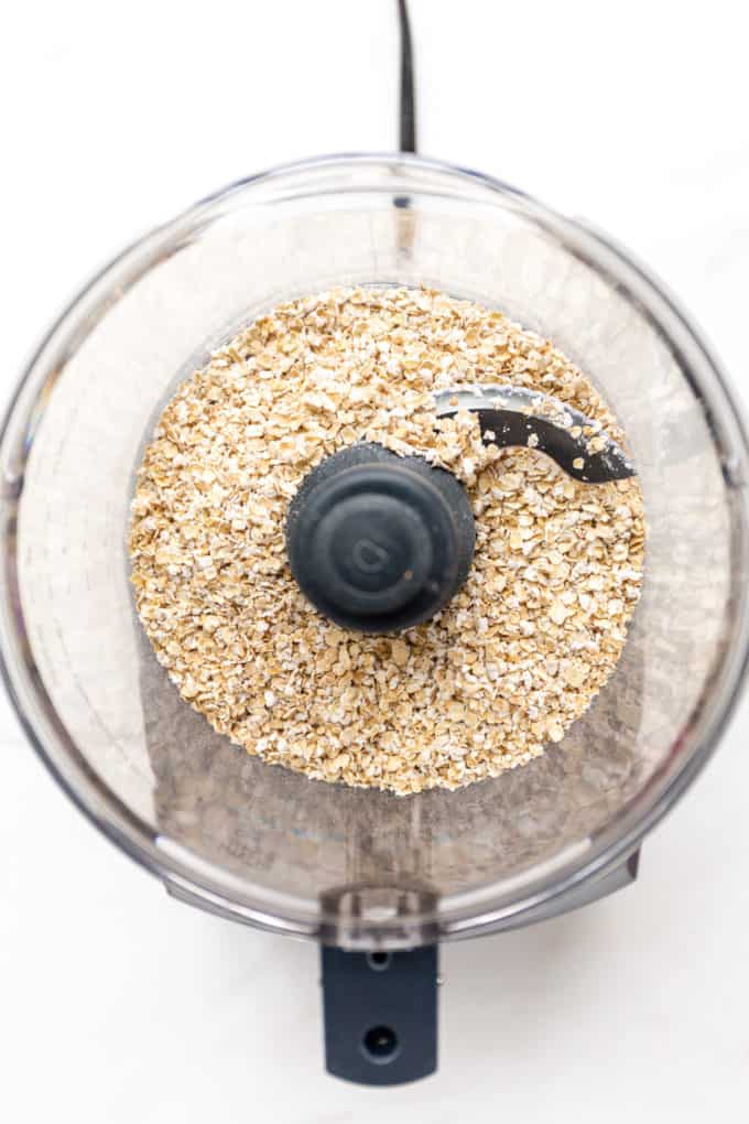 oats in a food processor