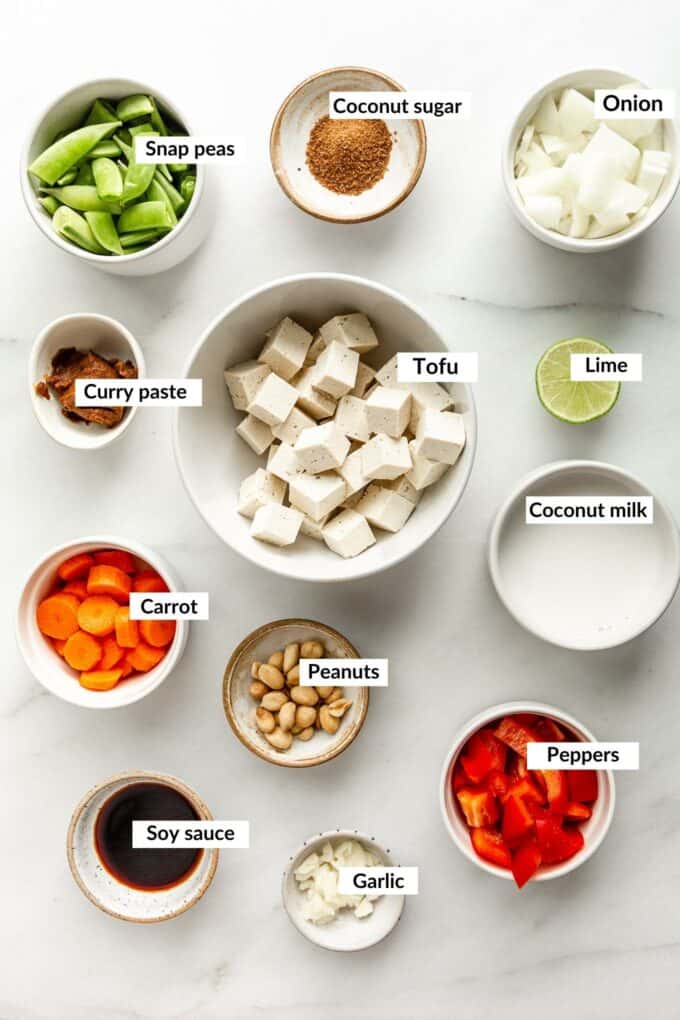 ingredients to make massaman curry