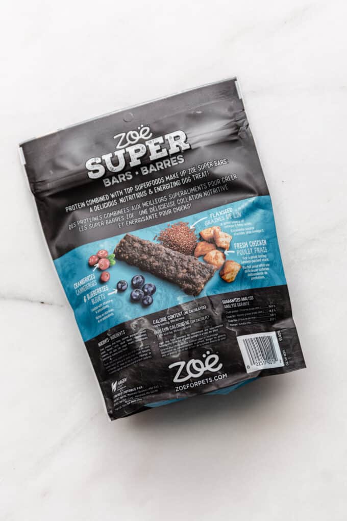 zoe pets super bars ingredients