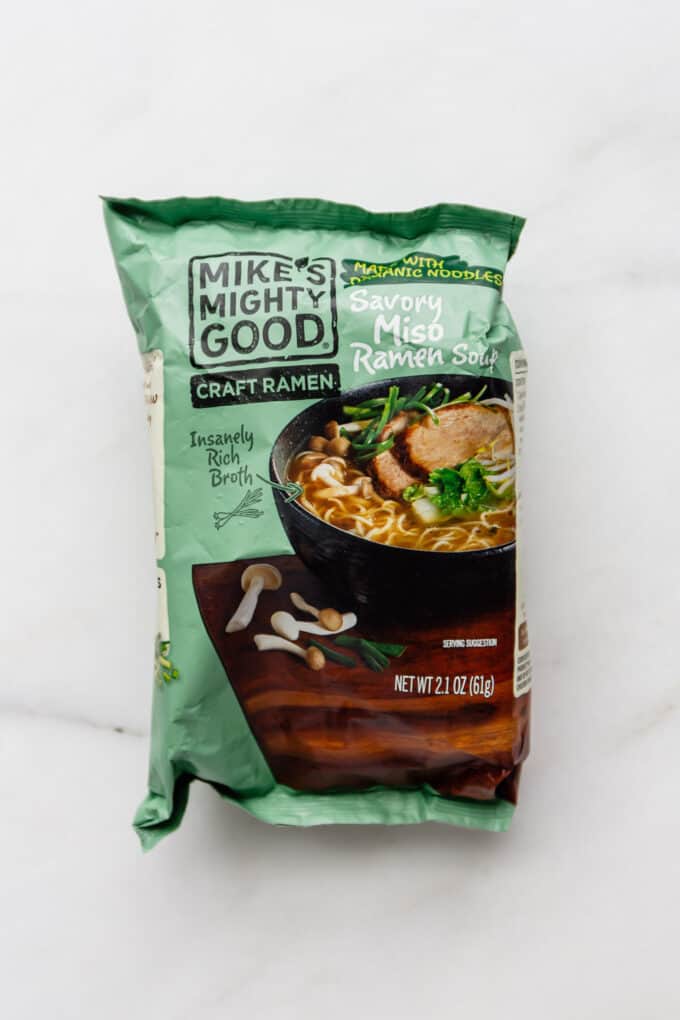 package of mike's mighty good ramen