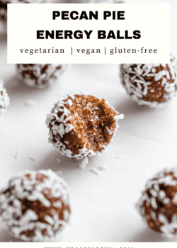Pecan Pie Energy Ball Recipe