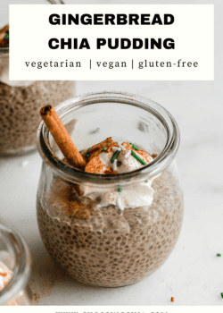 Gingerbread Chia Pudding Recipe