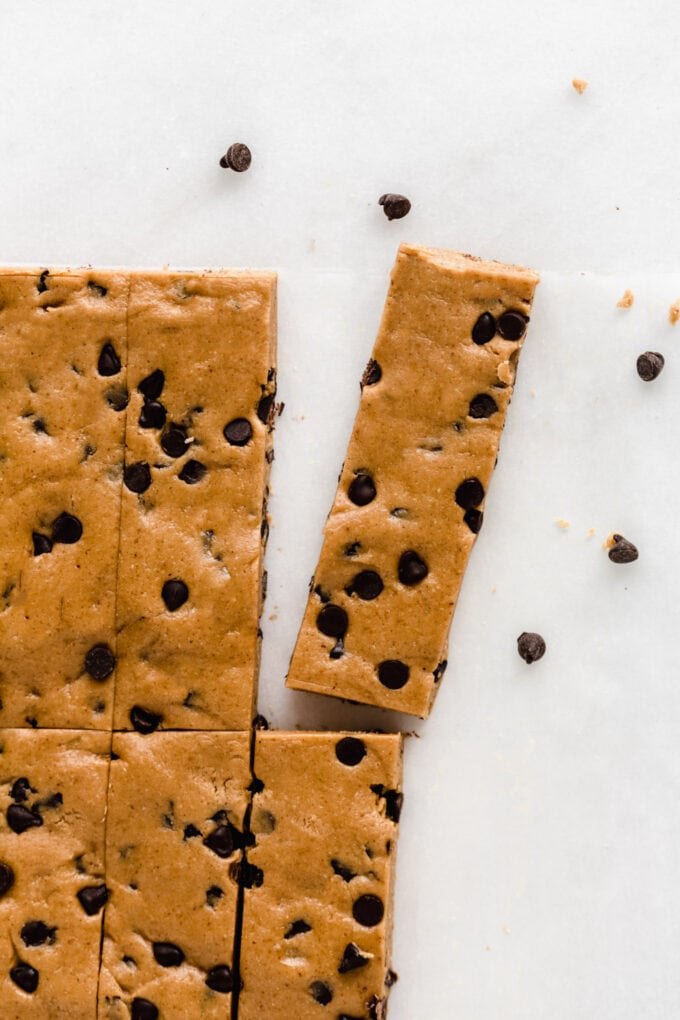 homemade perfect bars sliced