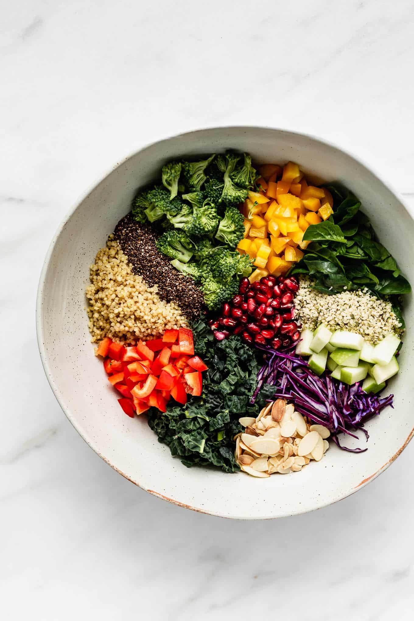 A bowl of superfood salad.