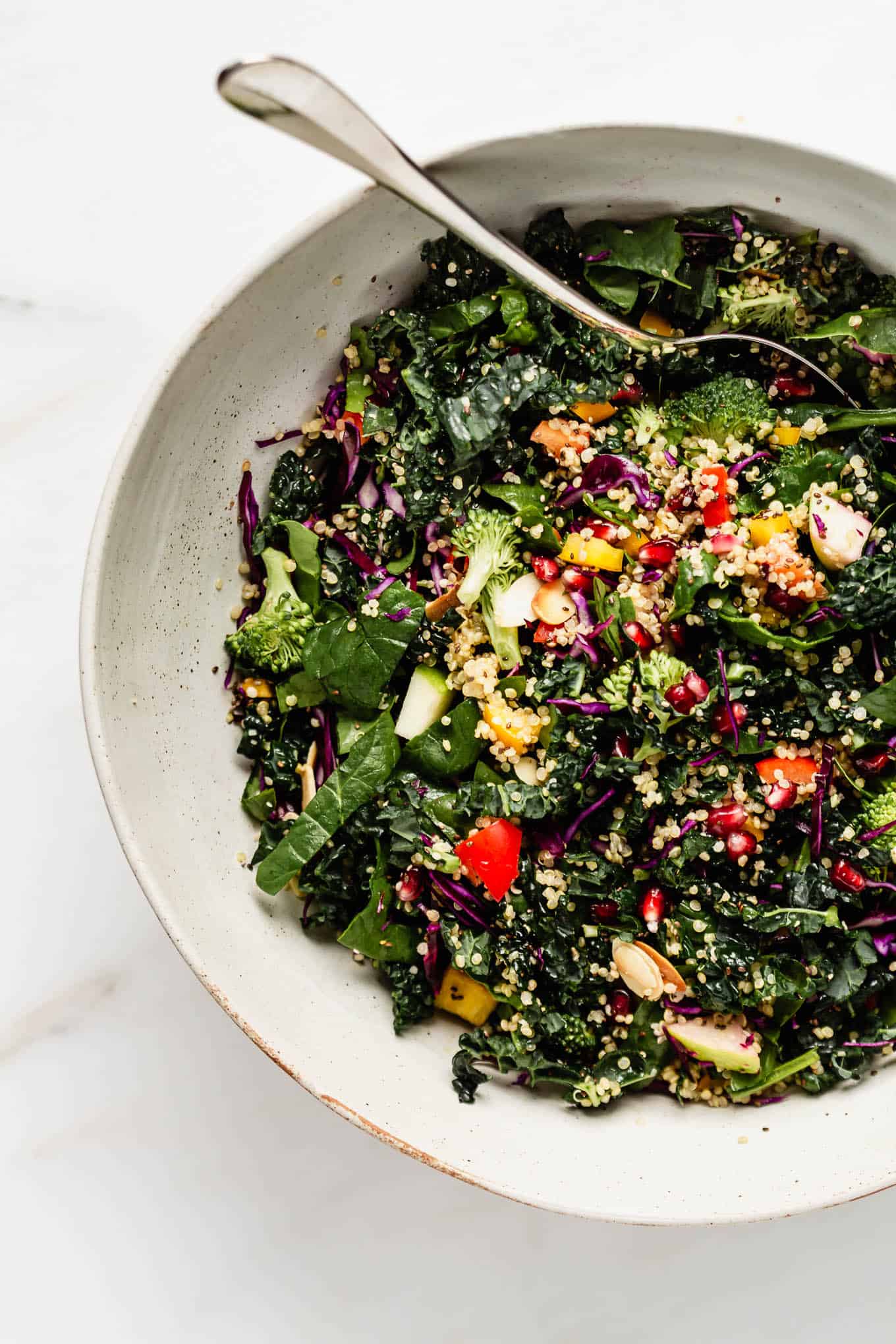 Superfood salad in a bowl.