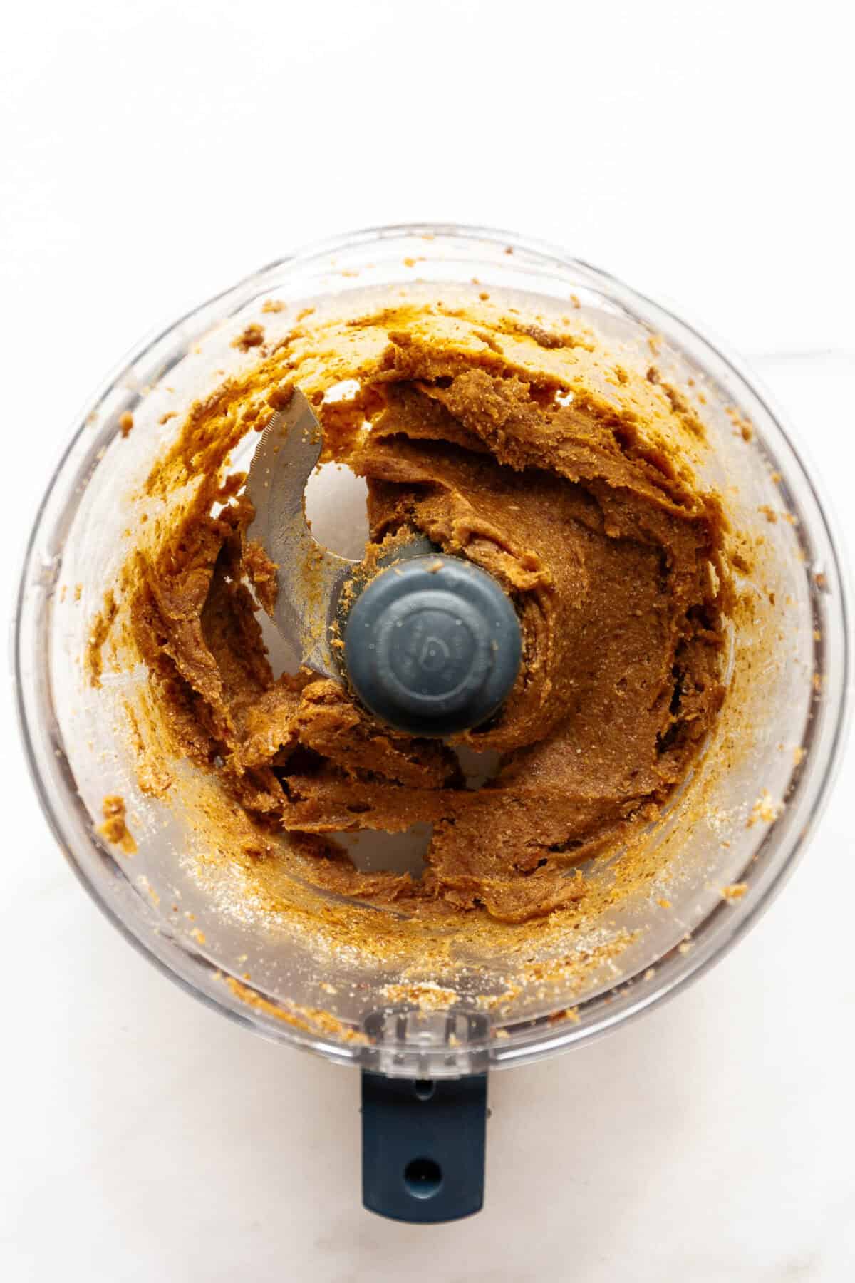 date caramel in a food processor.